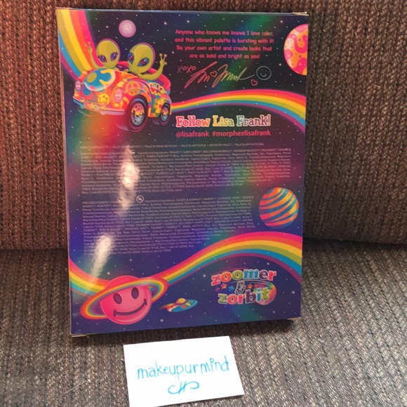 Morphe x Lisa Frank 35B palette NWT - Picture 3 of 8